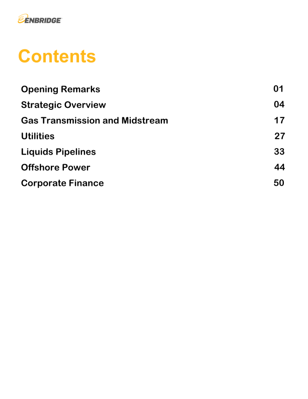 Enbridge Mid-Year Investor Update Meeting slide image #3