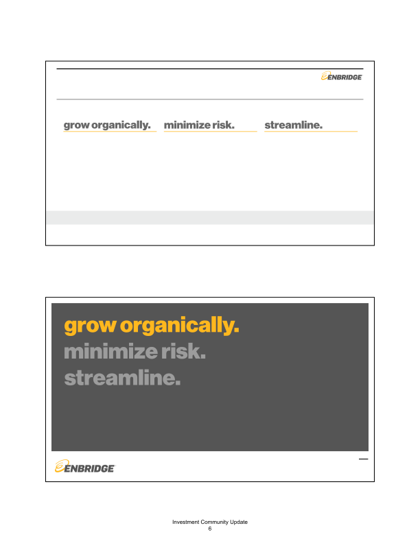 Enbridge Mid-Year Investor Update Meeting slide image #9