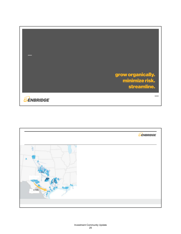 Enbridge Mid-Year Investor Update Meeting slide image #28