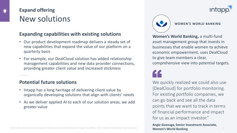 Intapp Enabling the Industry Cloud for Professional and Financial Services Firms slide image #10