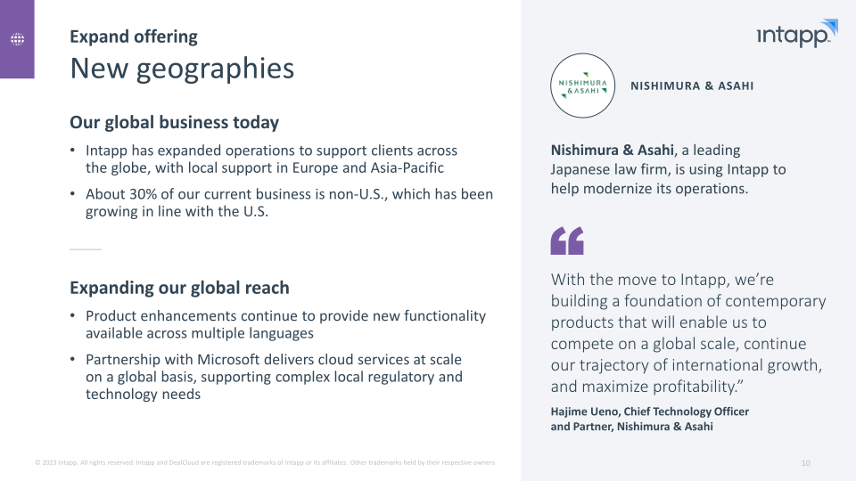 Intapp Enabling the Industry Cloud for Professional and Financial Services Firms slide image #11