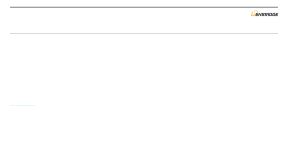 Enbridge New Financial Reporting Format Investment Community Presentation slide image #3