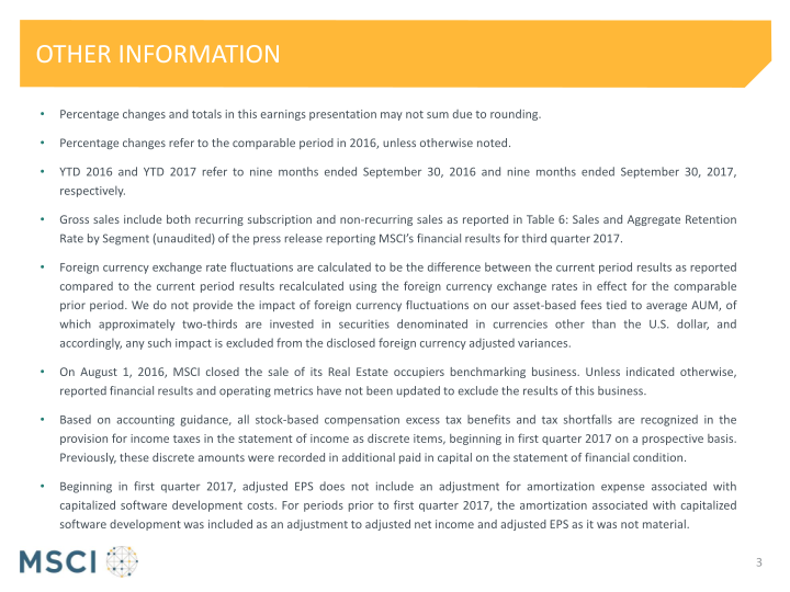 Msci Third Quarter 2017 Earnings Presentation slide image #4
