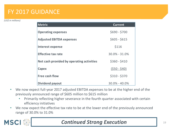 Msci Third Quarter 2017 Earnings Presentation slide image #20