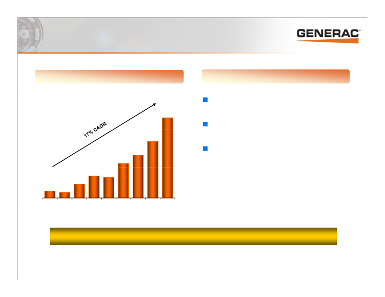 Generac Investor Presentation slide image #7