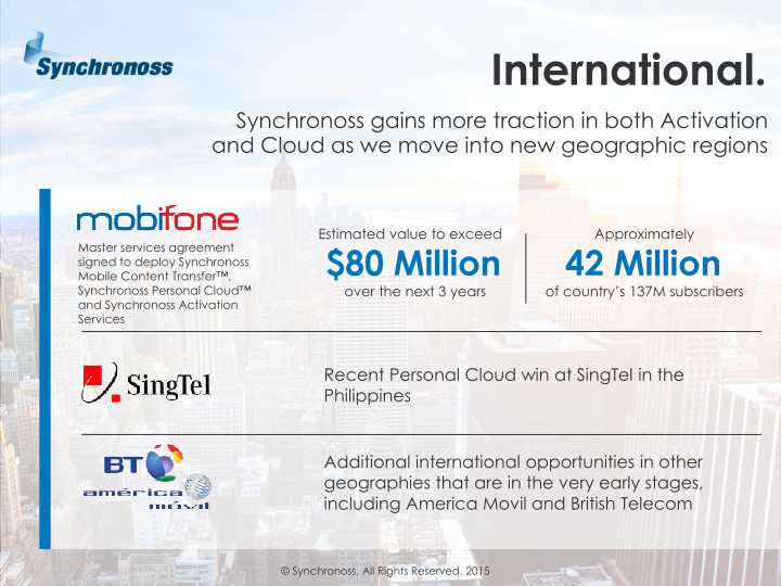 Q3 2015 Earnings Call slide image