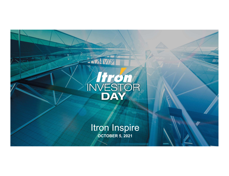 Itron Investor Day image