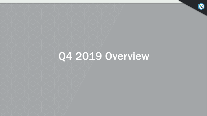 Earnings Presentation Q4 2019 slide image #4