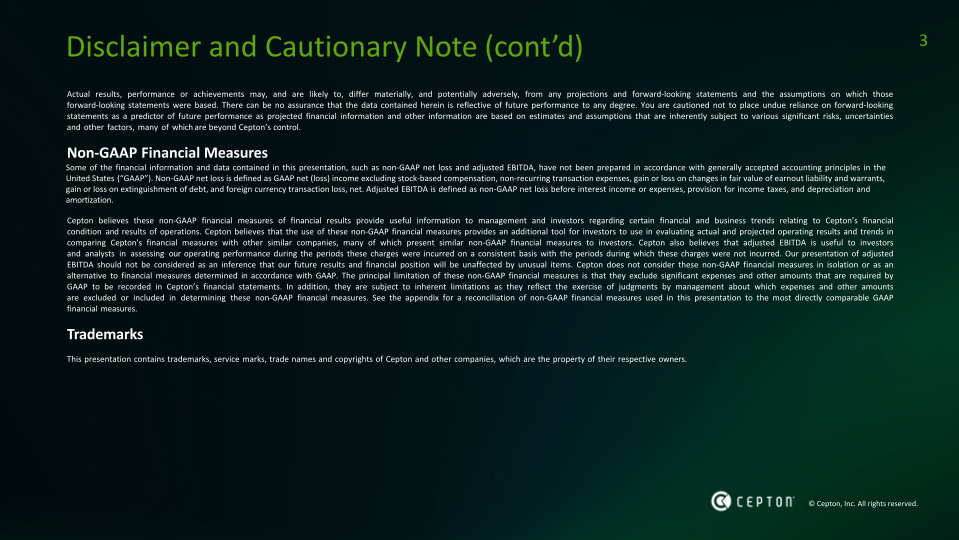 Cepton Q2 23 Business Update slide image #4