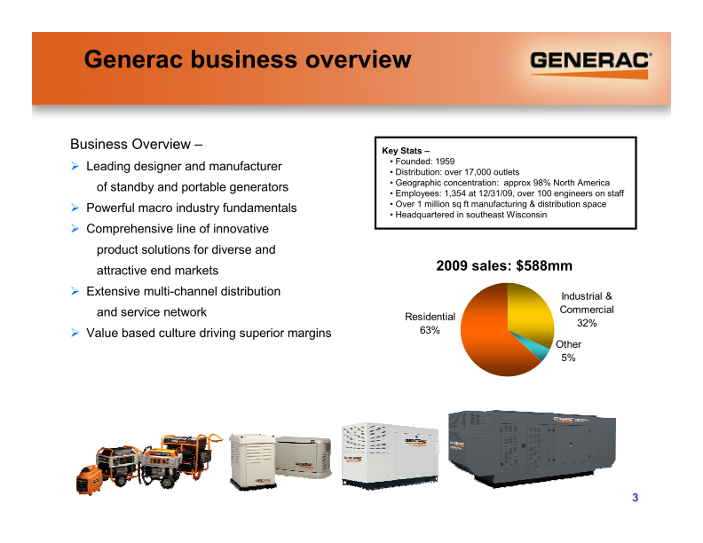 Generac Investor Presentation slide image #4