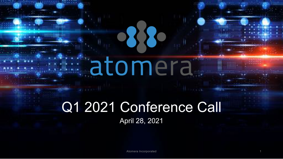 Q1 2021 Conference Call image