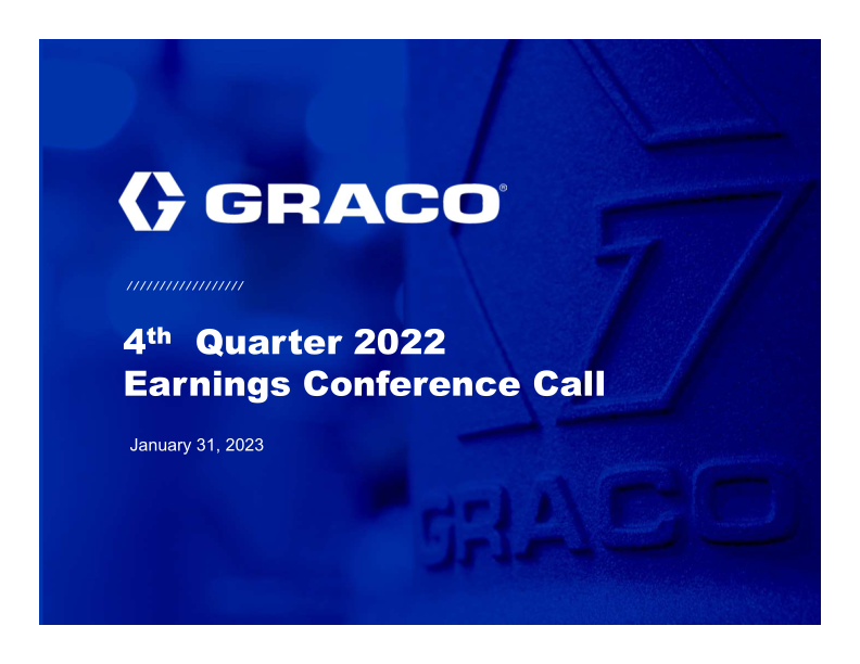 4th Quarter 2022 Earnings Conference Call image