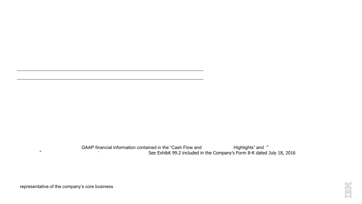 IBM 2Q 2016 Earnings slide image #32