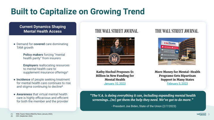 Talkspace 2022 Fourth Quarter Earnings Presentation slide image #4