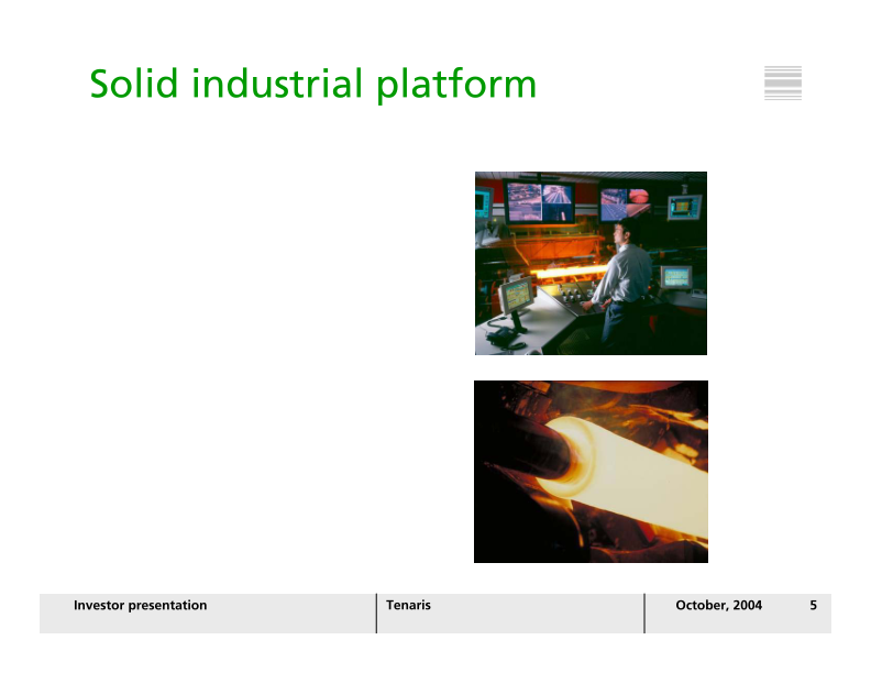 Tenaris Investor Presentation slide image #6