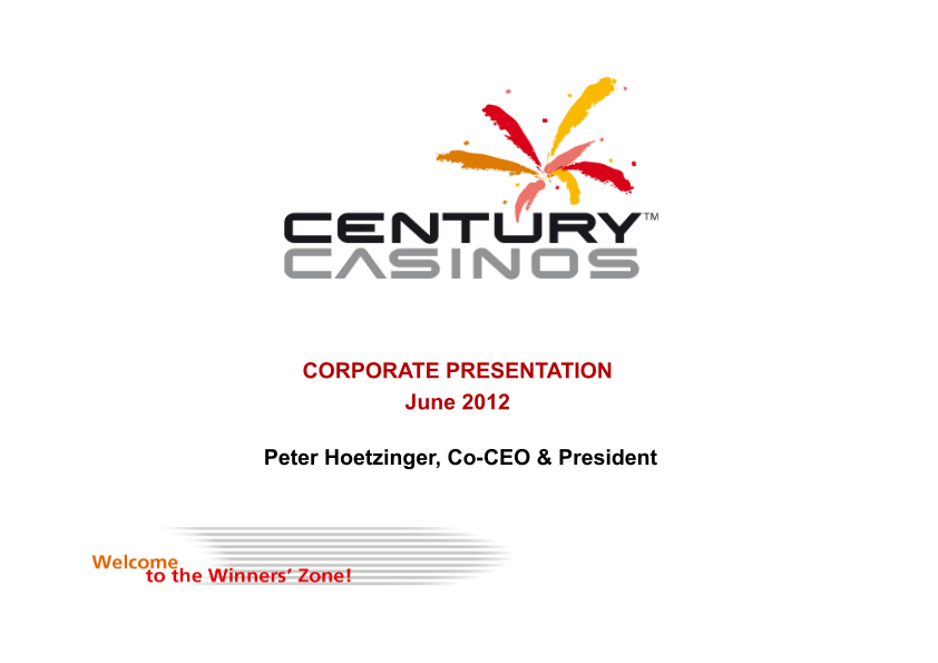 Century Casinos Corporate Presentation image