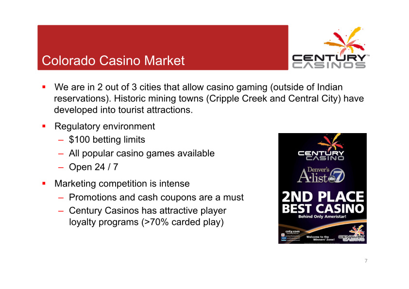 Century Casinos Corporate Presentation slide image #8