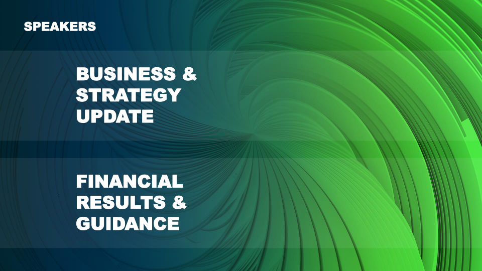First Quarter 2021 Earnings Call slide image #3