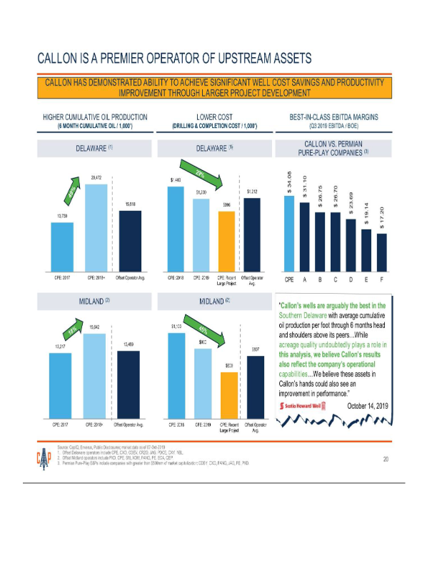 Callon Acquisition of Carrizo Amended Merger Agreement slide image #22