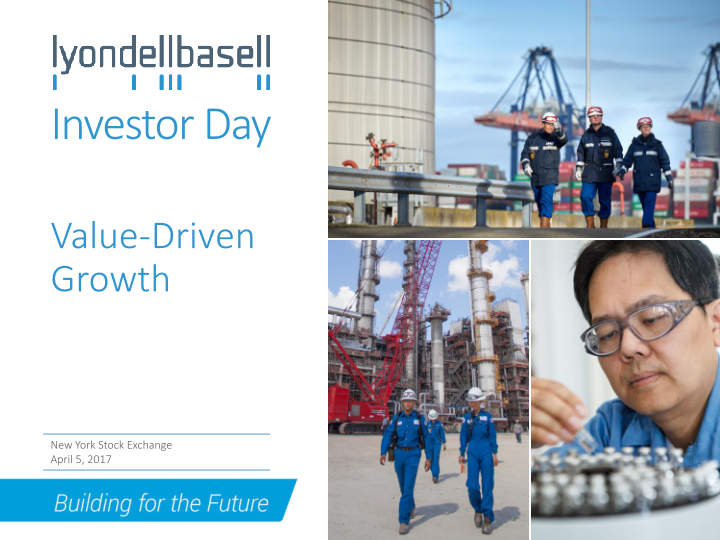 Lyondellbasell Investor Day image