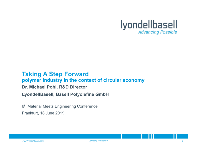 Taking a Step Forward Polymer Industry in The Context of Circular Economy image