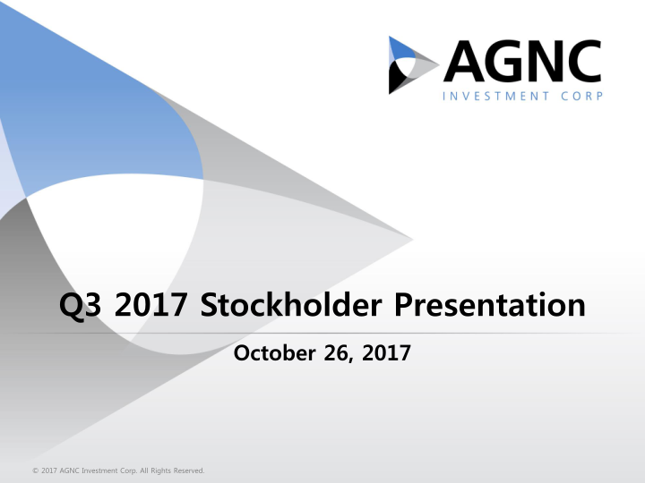 Q3 2017 Stockholder Presentation image