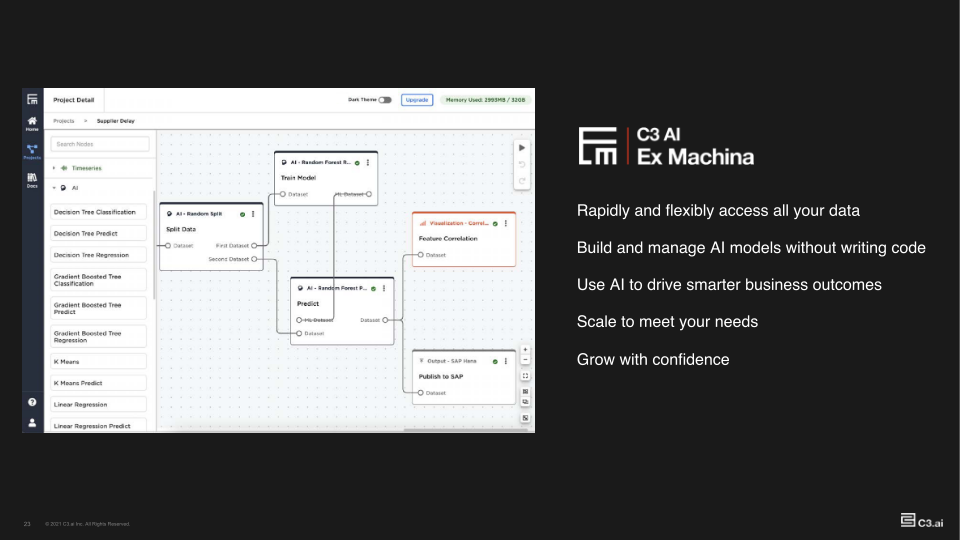 C3.AI Business Update Q3 FY21 slide image #24