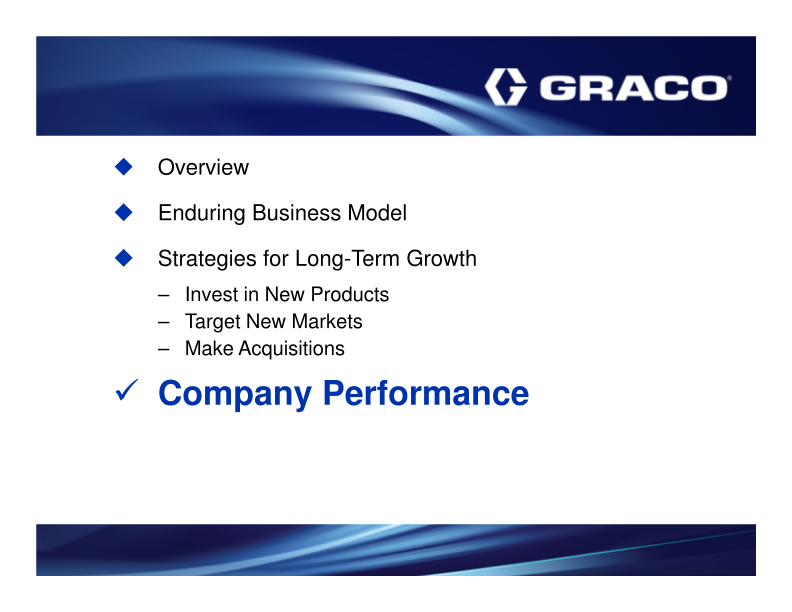 Graco Investor Presentation slide image #31